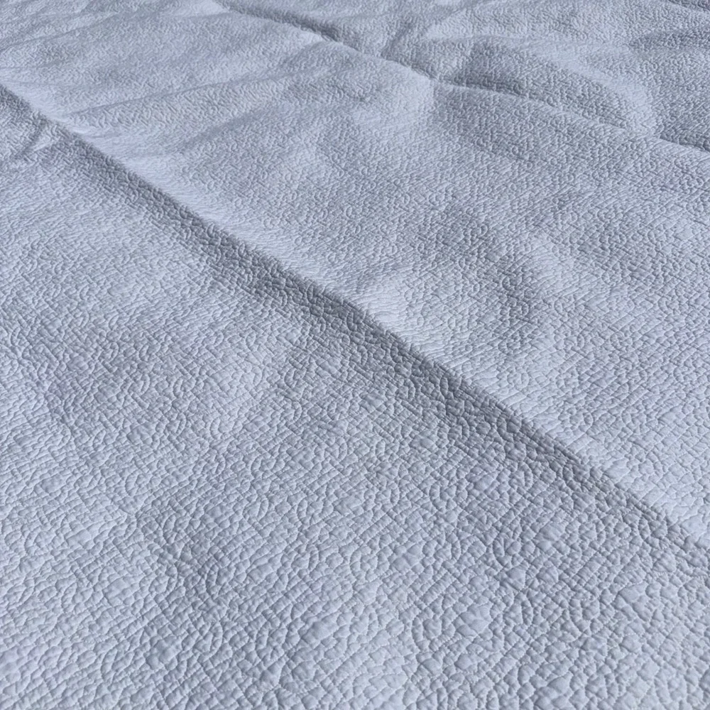 Restoration Hardware Quilt Queen White Excellent 100% Cotton Pick Stitch Texture